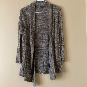 Olive & White Marl Cardigan - size S